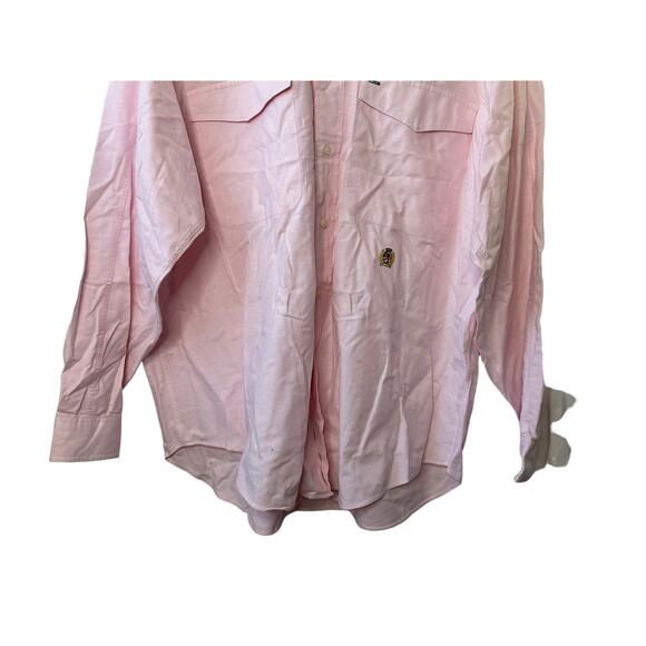 Tommy Hilfiger Pink Long Sleeve Button Up Shirt Men's Medium - Picture 2 of 9